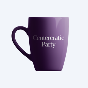 Centercratic Party Mug – Front View