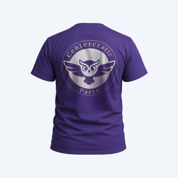Owl T-shirt – Purple – Back