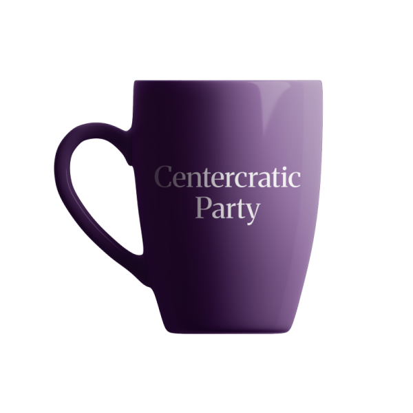Centercratic Party Mug – Front