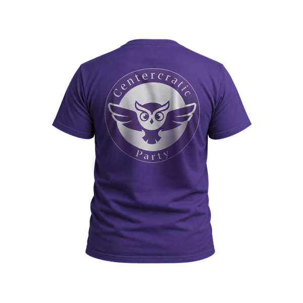 Owl T-shirt – Purple – Back